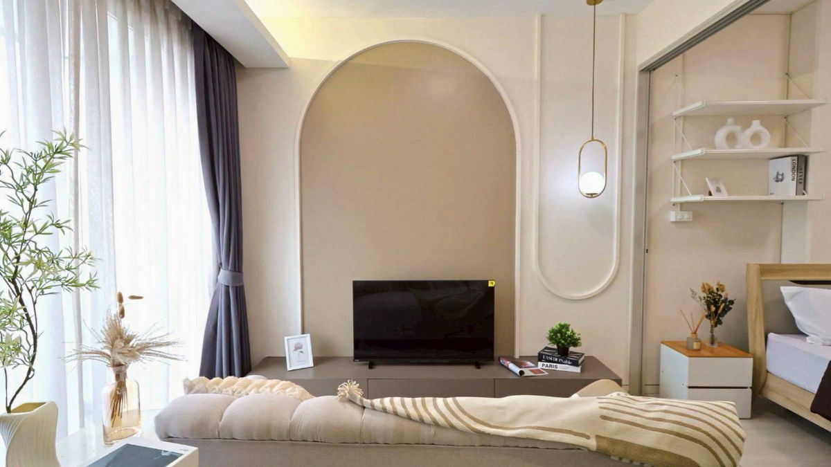 รูป ห้องว่างให้เช่า คอนโด คอนโด ไซมิส ราชครู เฟอร์ครบ ห้องสวย พร้อมเข้าอยู่  - รูปที่ 2/15