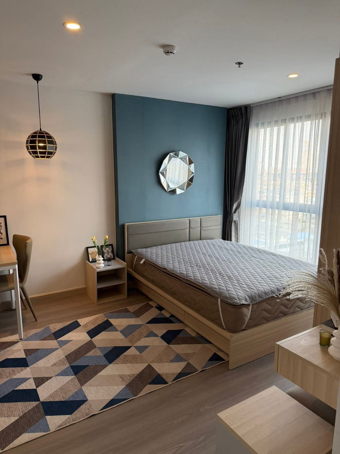 รูป IDEO O2 ให้เช่า | 11,000 บาท/เดือน | 1 ห้องนอน วิวสระ ติด BTS บางนา - รูปที่ 2/12