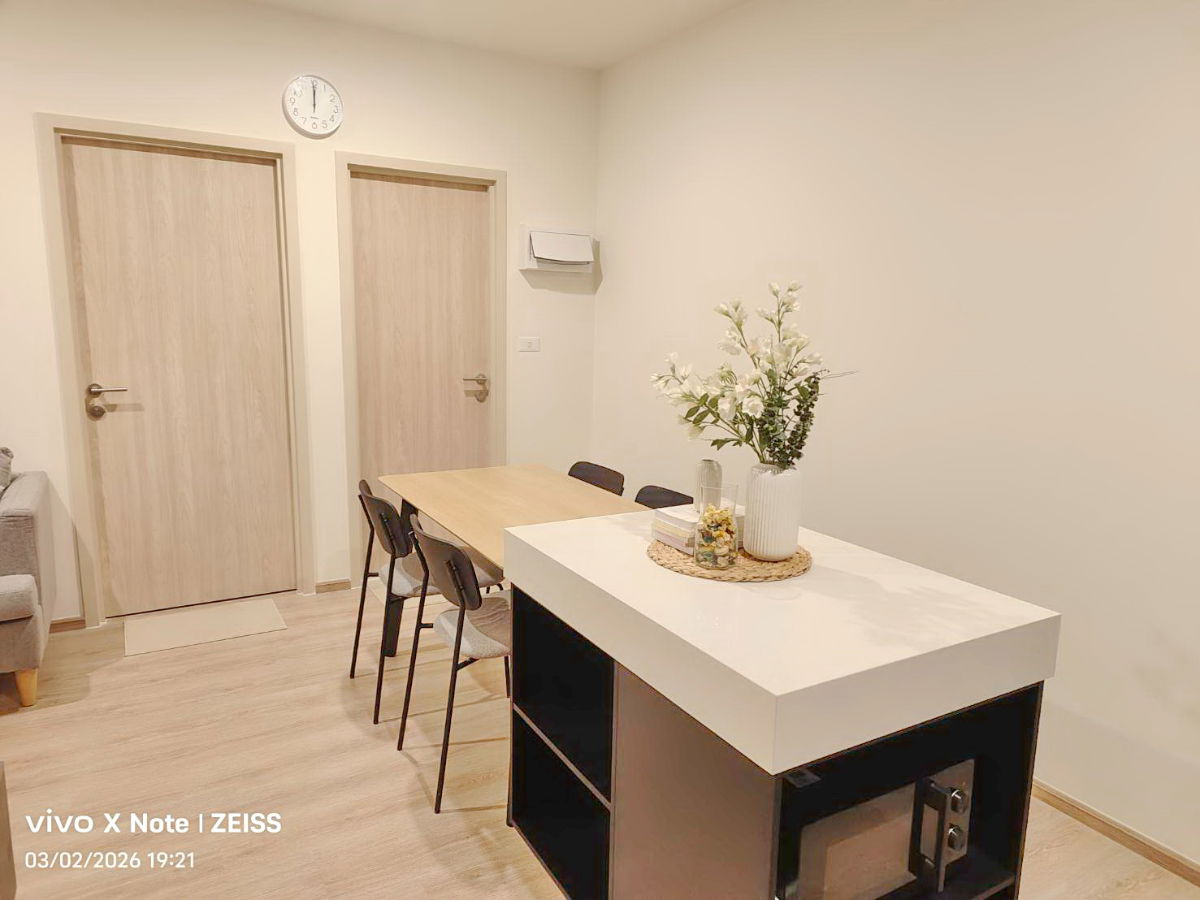 รูป 9766♛ให้เช่าคอนโด 2 ห้องนอน♙นิว ดิสทริค อาร์ไนน์ พระราม 9♜ติด MRTพระราม9∞099-5919653,065-9423251🜲Line@sureresidence - รูปที่ 3/6