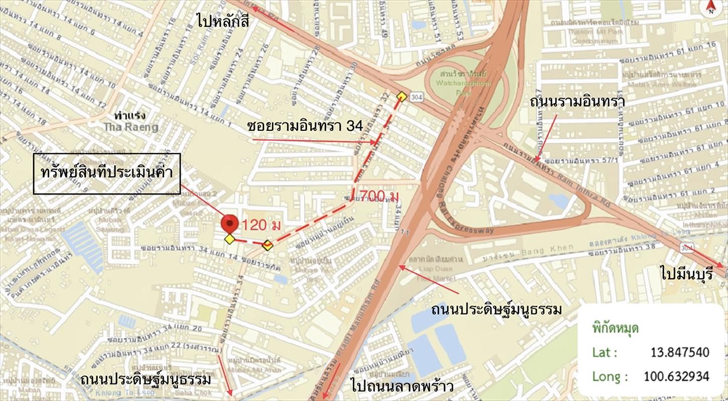 รูป ทาวน์เฮ้าส์ สำหรับขาย อยู่เย็น ดีลักซ์ ทาวน์ ท่าแร้ง เขตบางเขน กรุงเทพมหานคร - รูปที่ 43/44