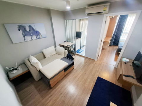 เช่า!!! U Delight @ หัวหมาก สเตชัน (1 ห้องนอน 30 ตรม)ใกล้ Airport Link