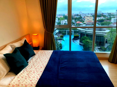 คอนโดให้เช่า : 🏙️ ให้เช่า คอนโด Rhythm Ratchada | ห้องวิวสระว่ายน้ำ ทำเลดี ติด MRT รัชดาภิเษก