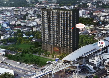 ขายคอนโด The President จรัญฯ-แยกไฟฉาย📌 ติด MRT ไฟฉาย ชั้น15 ห้องทำเลดีที่สุดในโครงการ  วิวสวยฝั่งแยกไฟฉายห้องมุมสภาพใหม่มาก