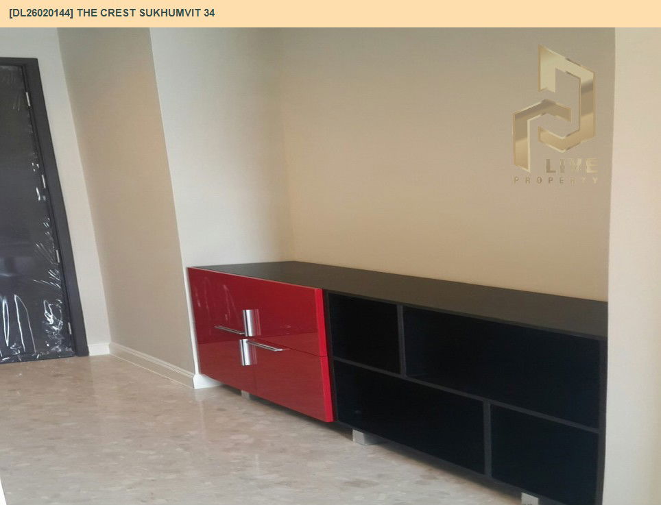 รูป DL26020144 ขายคอนโด เดอะ เครสท์ สุขุมวิท 34 (The Crest Sukhumvit 34) ใกล้ BTS ทองหล่อ พร้อมเข้าอยู่ โทรด่วน 0800343450 LineID @655ebbvc - รูปที่ 11/12