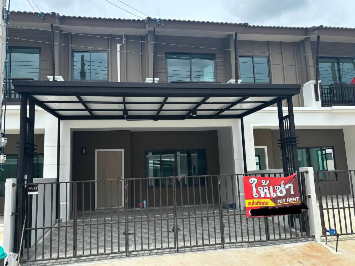 รูป ให้เช่า ทาวน์โฮมขนาดใหญ่ หมู่บ้านพฤกษาวิลล์ 120 สนามบินเชียงใหม่ (R885) T.0946511456 - รูปที่ 1/11