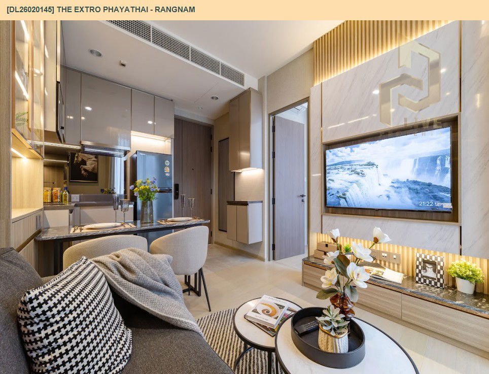 รูป DL26020145 ให้เช่าคอนโด ดิ เอ็กซ์โทร พญาไท - รางน้ำ (THE EXTRO Phayathai - Rangnam) ใกล้ - พร้อมเข้าอยู่ โทรด่วน 0656133286 LineID @534wlwof - รูปที่ 7/19