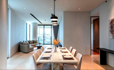 Condos for rent : Rent a beautiful, luxurious, ready-to-move-in Banyan Tree Residences Riverside with Chao Phraya River views, near BTS Khlon San Line: @841qqlnr