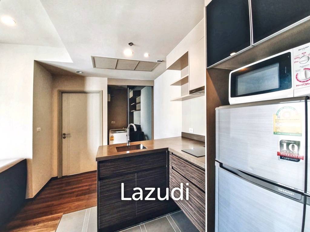 รูป 41 sqm 1 Bedroom Condo Onyx Phaholyothin Phaya Thai High Floor City View - รูปที่ 5/12