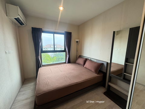 1 นอน 1 น้ำ ให้เช่าพลัม คอนโด เซ็นทรัลสเตชั่น เฟส2 ขนาด 26 ตร.ม.  แพร้อมเฟอร์ฯและเครื่องใช้ไฟฟ้า