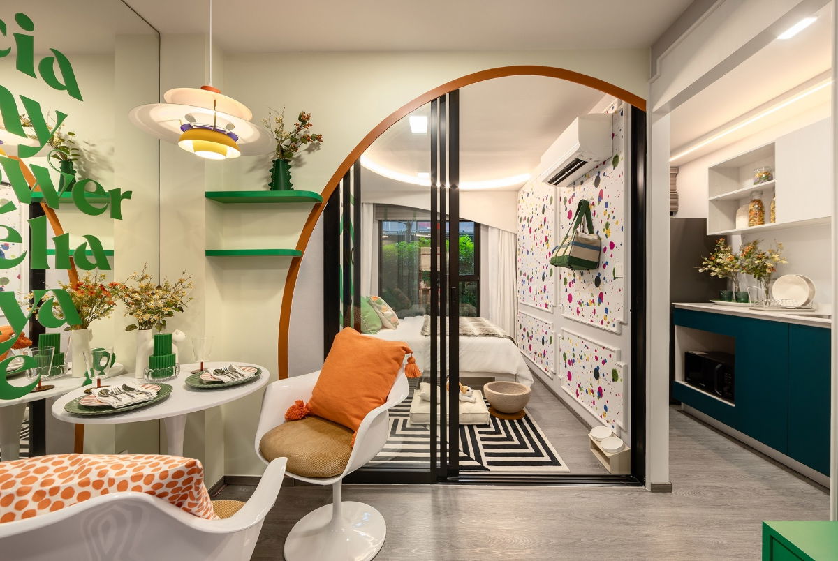 รูป 📍 𝗞𝗔𝗩𝗘 𝗪𝗢𝗡𝗗𝗘𝗥𝗟𝗔𝗡𝗗 คอนโดใหม่หนึ่งเดียวในรังสิต เลี้ยงสัตว์ได้ 🐶🐱 ราคาเริ่มต้นเพียง 𝟭.𝟳𝟵 ล้านบาท*🔥LINE : @condowsr   - รูปที่ 2/6