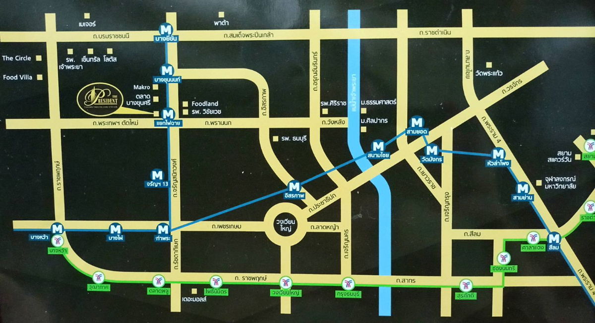 รูป ขายคอนโด The President จรัญฯ-แยกไฟฉาย📌 ติด MRT ไฟฉาย ชั้น15 ห้องทำเลดีที่สุดในโครงการ วิวสวยฝั่งแยกไฟฉายห้องมุมสภาพใหม่มาก - รูปที่ 20/22