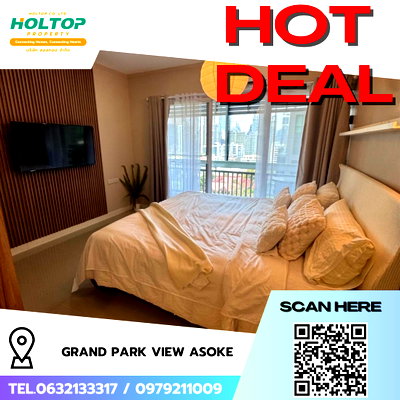 Condos for rent : #R9186 🎉 050269 Condo for Rent: Grand Park View Asoke