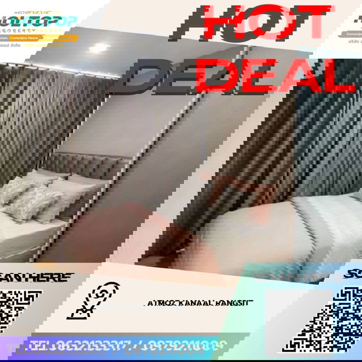 รูป #Z4477💥 040269 🔥ให้เช่าคอนโด Atmoz Kanaal Rangsit - รูปที่ 1/5