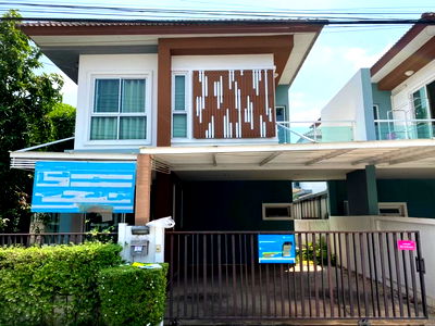 บ้านเดี่ยว นนทบุรี : K01387 ขายบ้านแฝด ม.ชวนชม พาร์ค 3 ตำบลคลองขวาง อำเภอไทรน้อย นนทบุรี