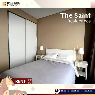 Condos for rent :  The Saint Residences 💛 Beautiful unit, not to be missed ⚡Near MRT Phahonyothin 