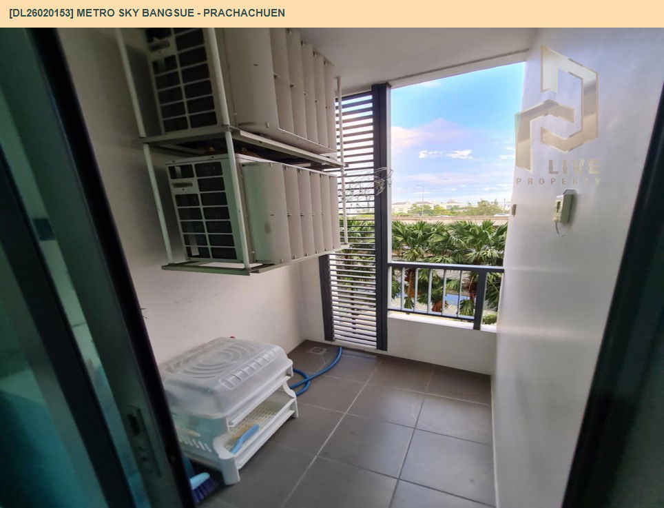 รูป DL26020153 ให้เช่าคอนโด เมโทร สกาย บางซื่อ - ประชาชื่น (Metro Sky Bangsue - Prachachuen) ใกล้ MRT บางซ่อน พร้อมเข้าอยู่ โทรด่วน 0653619502 LineID @897iyzll - รูปที่ 7/12