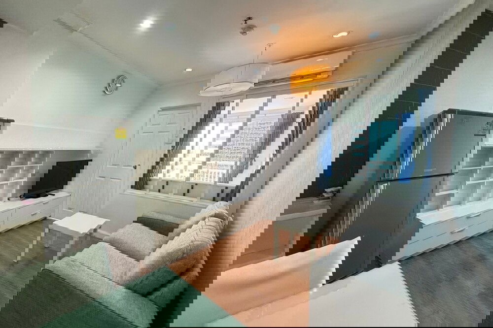 รูป ขาย -เช่า !! ระเบียงใหญ่, มีอ่างอาบน้ำ !! 🔥 Code C20230110950...Grand Park View Asoke, 1 นอน, 1 น้ำ, ชั้นสูง 26++, แต่งครบ, ราคาพิเศษ!!📣📣 - รูปที่ 4/8