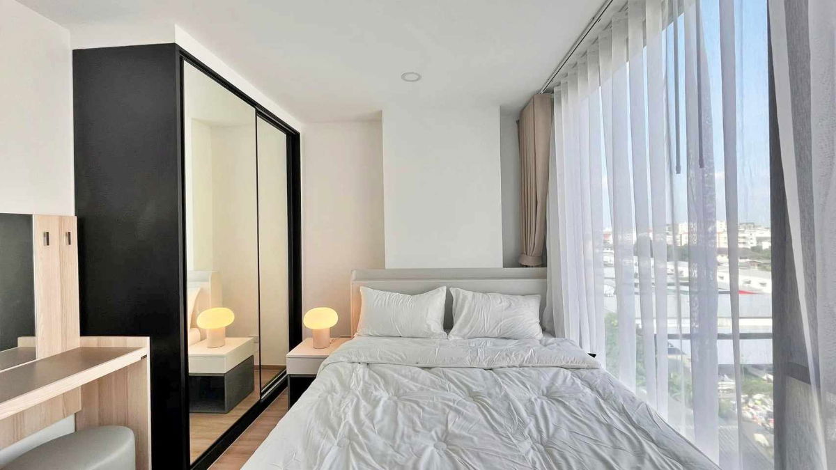 รูป ห้องว่าง✨เช่าคอนโดบางซื่อ จตุจักร✨🛋️🛌💥ไซบิค รัชดา 32🔴🟢🟡 - รูปที่ 4/13