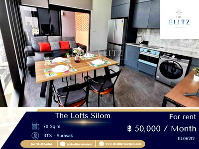 คอนโดให้เช่า : ✨ The Lofts Silom ราคาโดนใจ แต่วิวและโลเคชั่นระดับพรีเมียม ✔