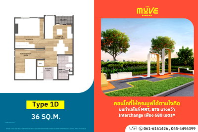 Condos for sale : The MUVE BangwaLINE : @wsrcondo 📞 065-4496399 / 061-6161426 