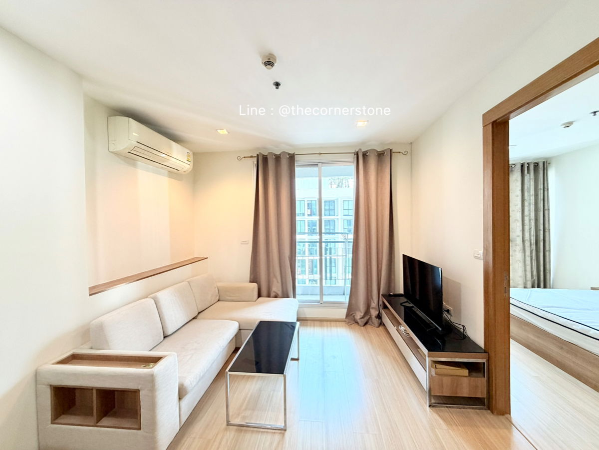 รูป พร้อมให้เช่า 🔥🔥 𝐑𝐡𝐲𝐭𝐡𝐦 รัชดา-ห้วยขวาง🔥🔥 1 ห้องนอน 1 ห้องน้ำ  🚇 ติด MRT-ห้วยขวาง :  [260055] - รูปที่ 3/18