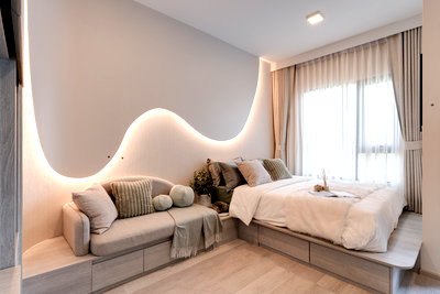 ขายคอนโด : ขาย!! COBE Ratchada-Rama 9 : 1br plus 12AFL 36.5sqm.