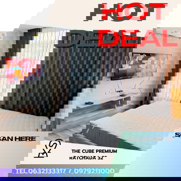 #S5640 ให้เช่า The Cube Premium Ratchada 32