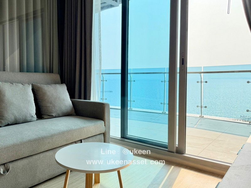 รูป ให้เช่าคอนโด The Symphony บางแสน - ศรีราชา   1 ห้องนอน  แต่งครบพร้อมอยู่. - รูปที่ 8/10