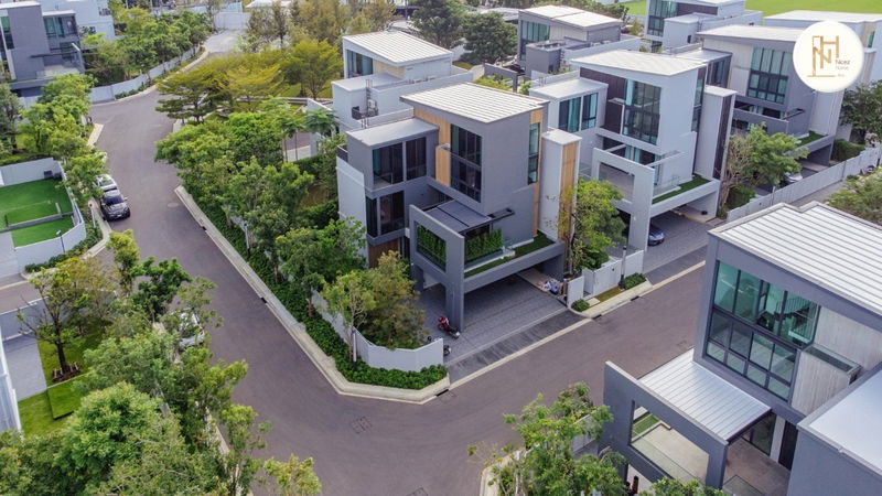 ขายบ้านเดี่ยว : ขายบ้านเดี่ยว VIVE กรุงเทพกรีฑา บ้านสวย บิลอินทั้งหลัง หลังมุม ใกล้โรงเรียนนานาชาติเวลลิงตัน