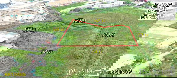 รูป ที่สวยในพื้นที่สีม่วง 2 ไร่เศษ ใกล้สาย 5 ขายถูกเกือบเท่าราคาประเมิน ไฟฟ้า ประปาพร้อม เป็นส่วนตัวดีมาก - KK1348S - รูปที่ 3/5