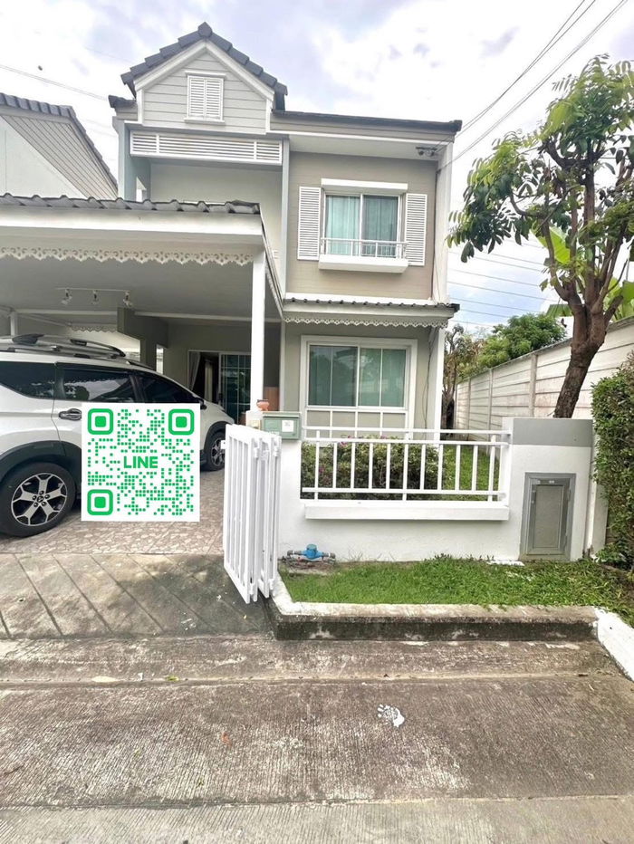 รูป ให้เช่าทาวน์โฮม The Village Bangna–Wongwaen 2 บ้านแปลงมุม เงียบสงบ ทำเลหลังเมกะบางนา บ้านพร้อมอยู่ เฟอร์นิเจอร์ครบ เหมาะสำหรับอยู่อาศัย - รูปที่ 1/16