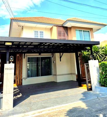 บ้านเดี่ยว ถนนพระราม 2 : ขายบ้านเดี่ยว 2 ชั้น ลลิล อินเตอร์พาร์ค พระราม 2-เอกชัย หลังมุม ตกแต่งใหม่ทั้งหลัง  