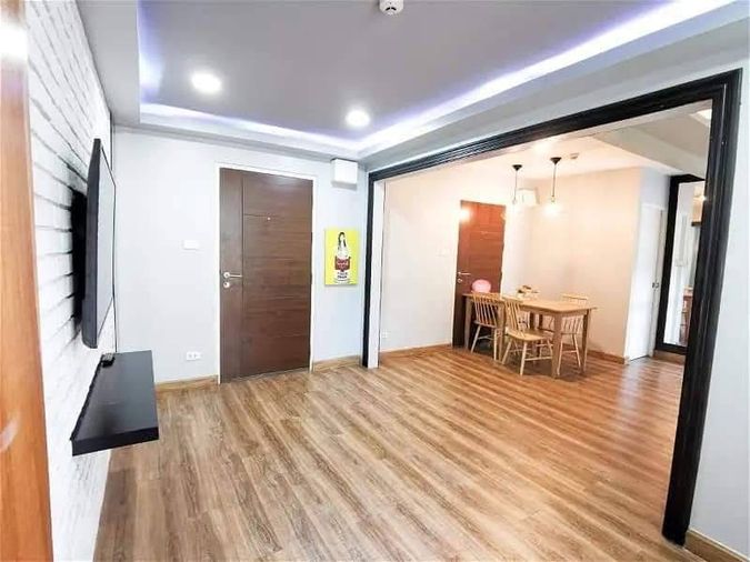 August Condo Charoenkrung 80 Fully furnished 2-bedroom apartment, 60 sq m, 18,000 baht.