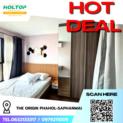 Condos for rent : #R9219 🎉 060269 Condo for Rent: The Origin Phahol-Saphanmai