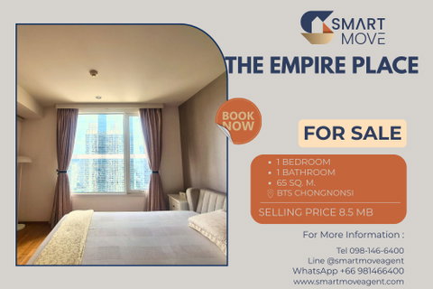 🔥 For Sale !! North Facing, nice view !! 🔥 Code C20230600847..The Empire Place, 1 bedroom, 1 bathroom, high floor 27+, furnished, Special Deal!!📣📣