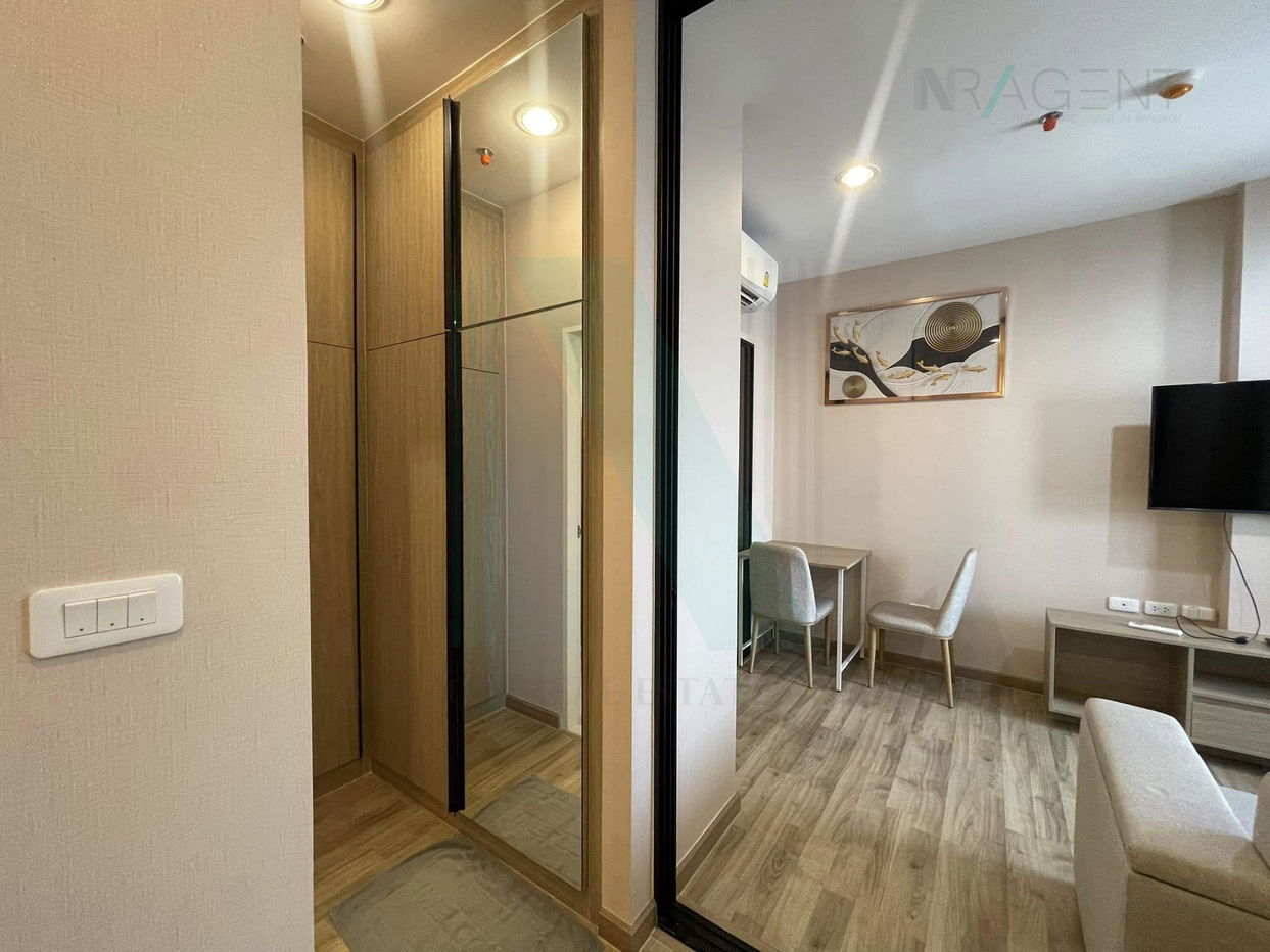 รูป ให้เช่าคอนโด นิช โมโน เจริญนคร อาคาร 1 ชั้น 8 1 ห้องนอน ขนาด 34 ตรม ใกล้ Big C ดาวคะนอง - รูปที่ 5/8