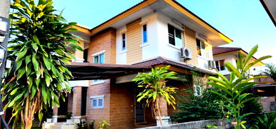 บ้านเดี่ยวให้เช่า : 🏡 บ้านเดี่ยวให้เช่า ใกล้เซ็นทรัลเฟส | โครงการ The Patio – สันทราย ว่าง 28 ม.ค. 2569 | รับจองล่วงหน้า