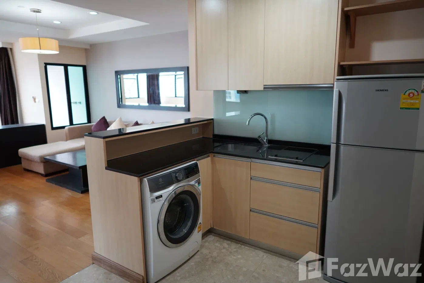 รูป คอนโดให้เช่า 1 ห้องนอน ในโครงการ สาธร การ์เด้นส์ 6024644 - รูปที่ 3/7