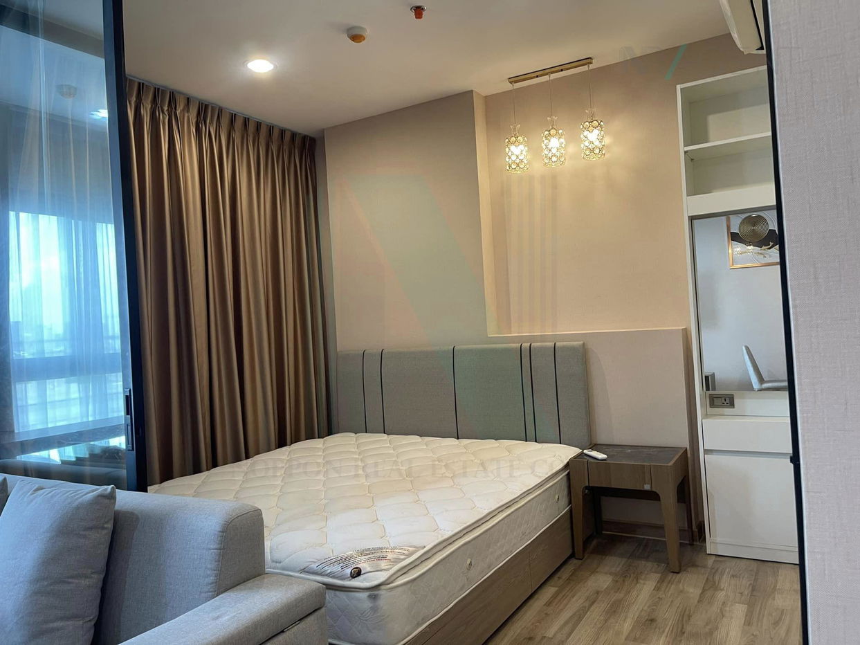 รูป ให้เช่าคอนโด นิช โมโน เจริญนคร อาคาร 1 ชั้น 8 1 ห้องนอน ขนาด 34 ตรม ใกล้ Big C ดาวคะนอง - รูปที่ 3/8