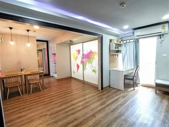 Rent August Condo เจริญกรุง 80 เฟอร์ครบ 2นอน 60 ตรม. 18,000 บาท