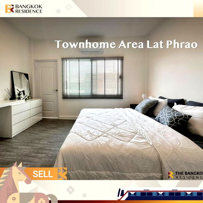 ทาวน์โฮม MRT โชคชัย 4 : 🏡 Townhome Area Lat Phrao - บ้านตกแต่งสไตล์โมเดิร์น มินิมอล 🚗 ทำเลโชคชัย4