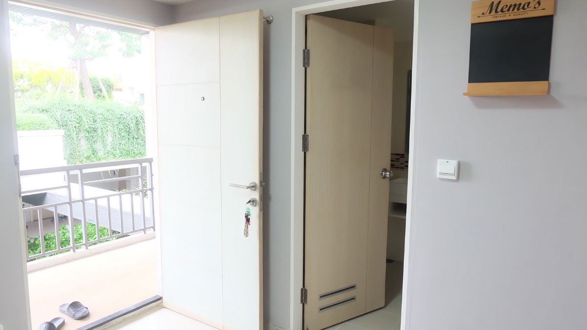 รูป ให้เช่าห้อง 2 ห้องนอน ขนาด 45.5 ตร.ม ชั้น 5 ตึกบี ห้องติดสวนส่วนกลาง ห้องสวย เฟอร์ครบ เอ็มโซไซตี้คอนโดเมืองทองธานี ราคาเช่า 9,500/เดือน - รูปที่ 16/20