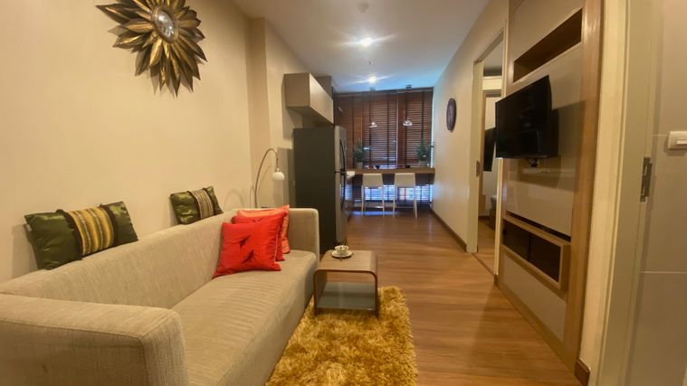 คอนโด 1 ห้องนอน 1 ห้องน้ำ 35 ตรม ที่ Rhythm 50 ให้เช่า 25,000 บาทต่อเดือน สุขุมวิท ซอย 50 สถานีรถไฟฟ้าอ่อนนุช