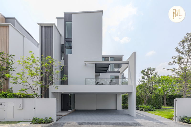 ขายบ้านเดี่ยว : ขายบ้านเดี่ยว วีเว่ กรุงเทพกรีฑา บิลอิน หลังริม ใกล้โรงเรียนนานาชาติเวลลิงตัน