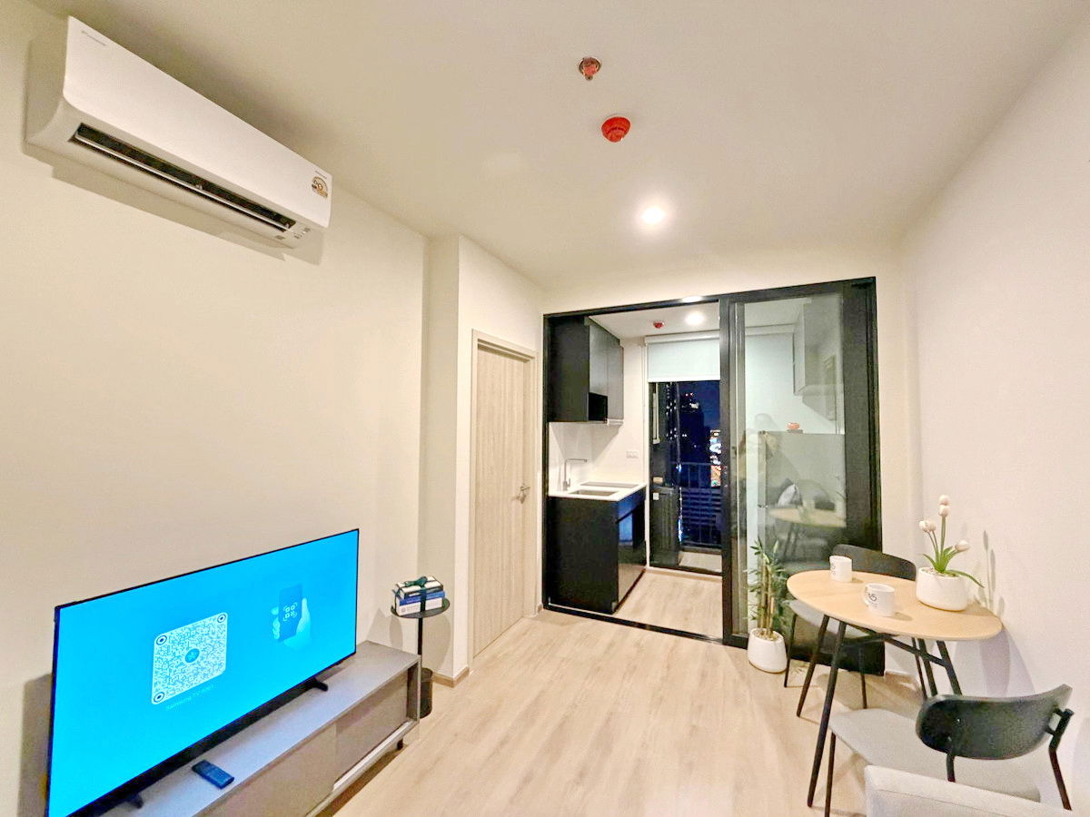 รูป 9768♛ให้เช่าคอนโด 1 ห้องนอน♙นิว ดิสทริค อาร์ไนน์ พระราม 9♜ติด MRTพระราม9∞099-5919653,065-9423251🜲Line@sureresidence - รูปที่ 5/13