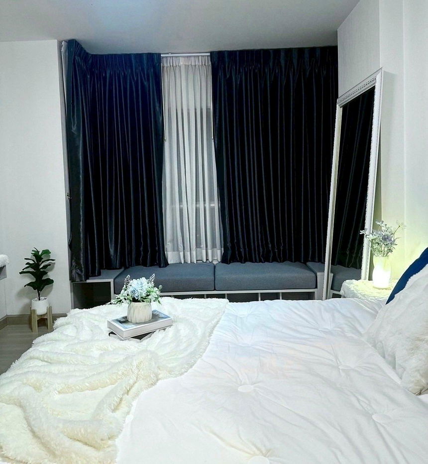 รูป 🏙️ ให้เช่า Supalai Veranda Rama 9 | ห้องสวยมาก น่าอยู่สุด ๆ สไตล์มินิมอล 🤍 อยู่แล้วสบายตา สบายใจ วิวดี พร้อมเข้าอยู่ แค่หิ้วกระเป๋ามาอย่างเดียว🧳 - รูปที่ 4/6