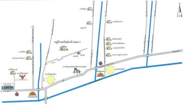 รูป K02073 ขายบ้านแฝด หมู่ทรัพย์ธานี ตำบลลำลูกกา อำเภอลำลูกกา ปทุมธานี - รูปที่ 4/8