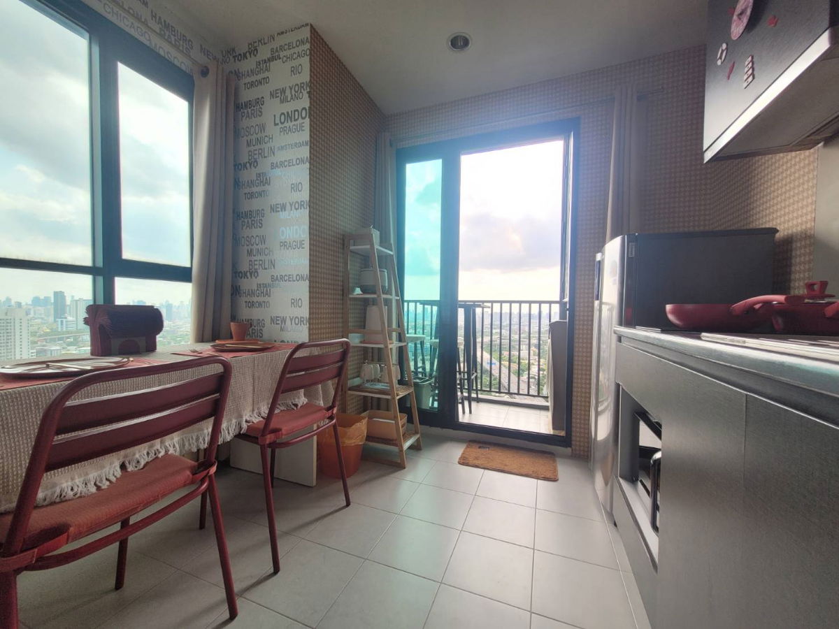 รูป ให้เช่าThe Baseพระราม9-รามคำแหง - 1นอน 30ตรม. ชั้น35 - Line:@hac55 - รูปที่ 13/22