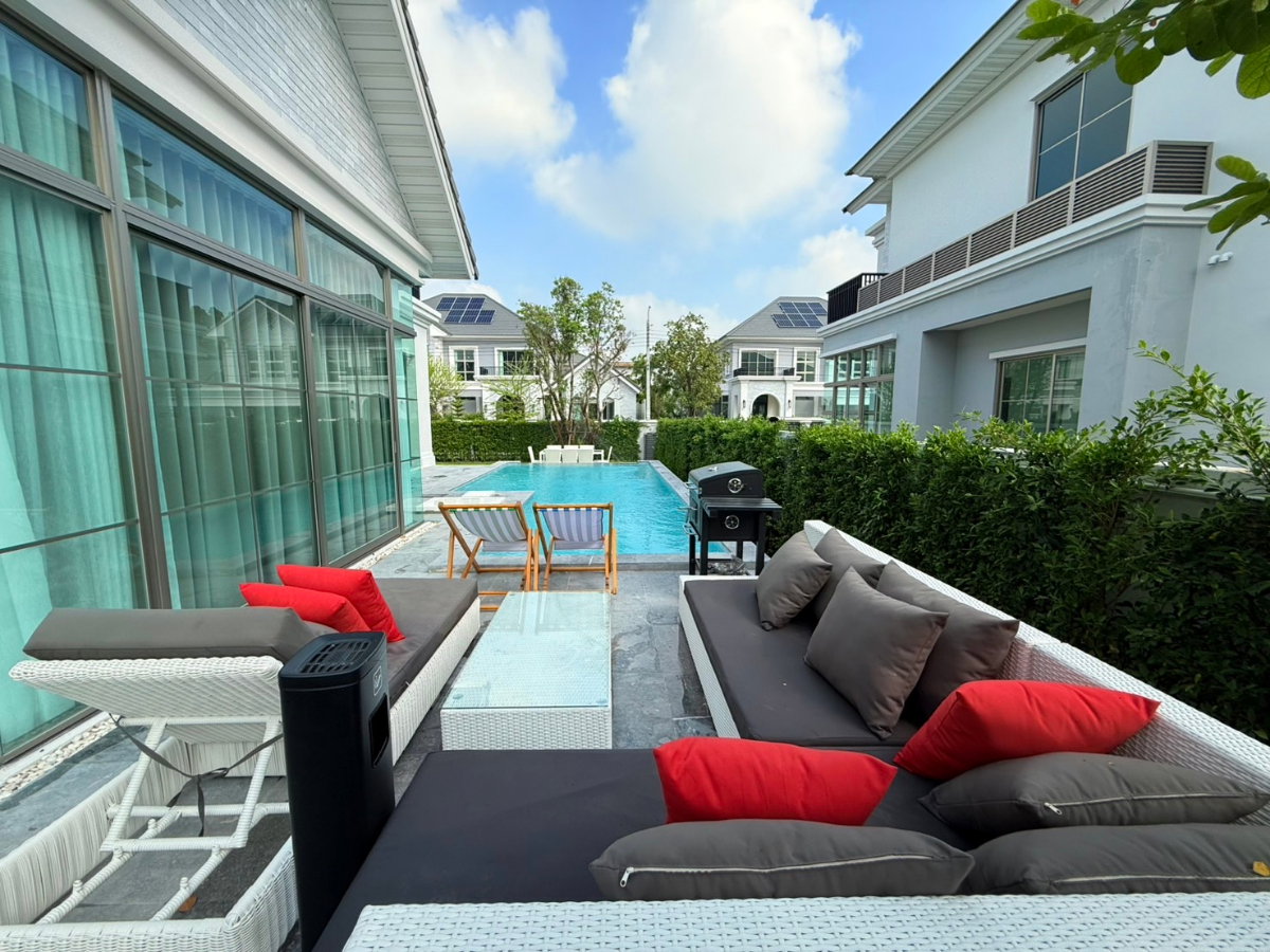รูป Single house for rent, Perfect Masterpiece Sukhumvit 77, location next to Robinson, beautiful house, fully furnished. - รูปที่ 10/12