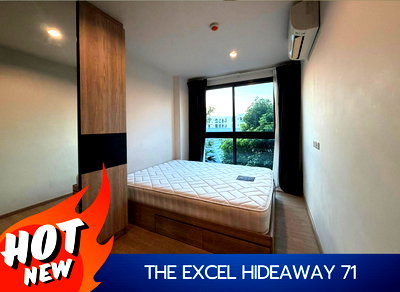 Condos for rent BTS On Nut : 🔥The Excel Hideaway Sukhumvit 71🔥 Nicely decorated, ready to move in // Ask more info Line Official: @Promptyou1